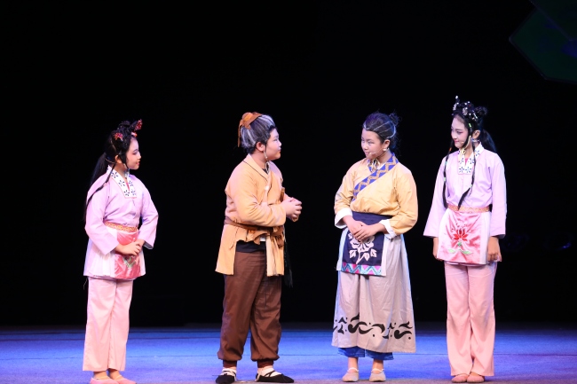 A classic play titled Malan Flower, which debuted in 1956, concludes the month-long China Children's Theatre Festival on Aug 11, 2019. [Photo: China Plus]